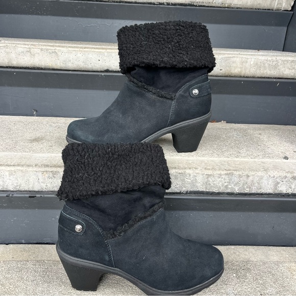 Anne Klein Sport Harvest black Faux suede and Fur Cold Weather Booties - Picture 13 of 16